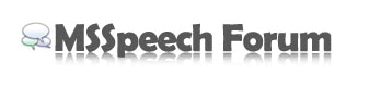 MSSpeech-Forum Homepage